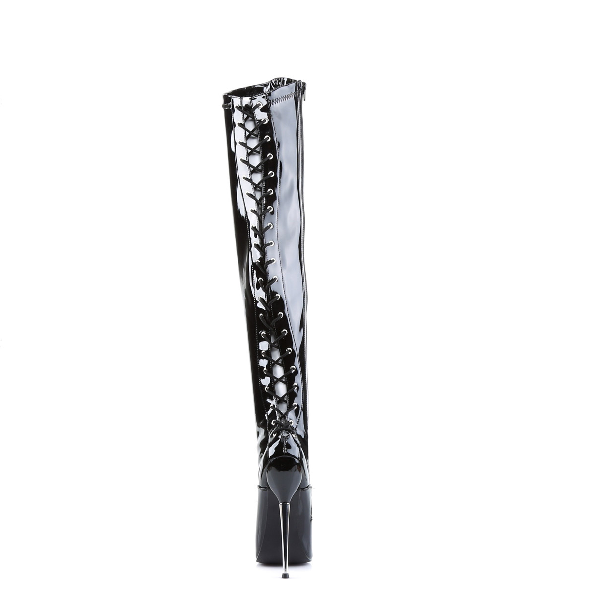 Pleaser Devious Stretch Pointed Toe Thigh High Boots Adult Women Dagger30Xx - Picture 10 of 16