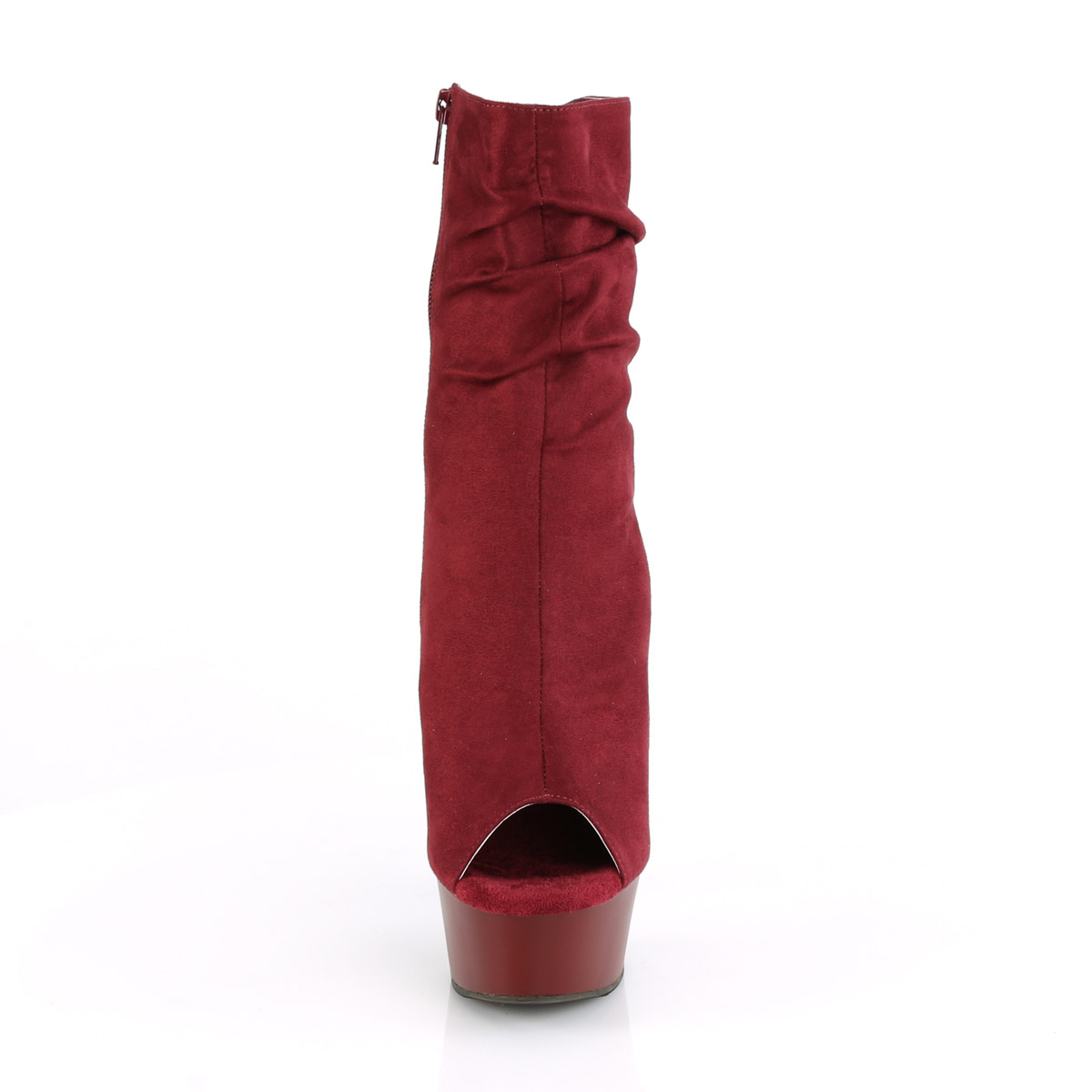 Pleaser Peep Toe Sequins Ankle Side Zip Adult Women Shoes Boots Del1008 - Picture 18 of 36