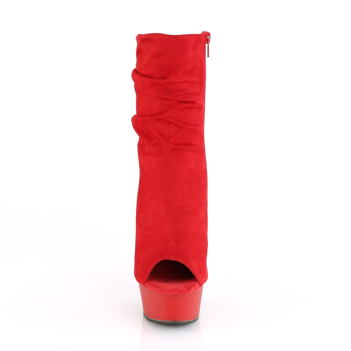 Pleaser Peep Toe Sequins Ankle Side Zip Adult Women Shoes Boots Del1008 - Picture 23 of 36