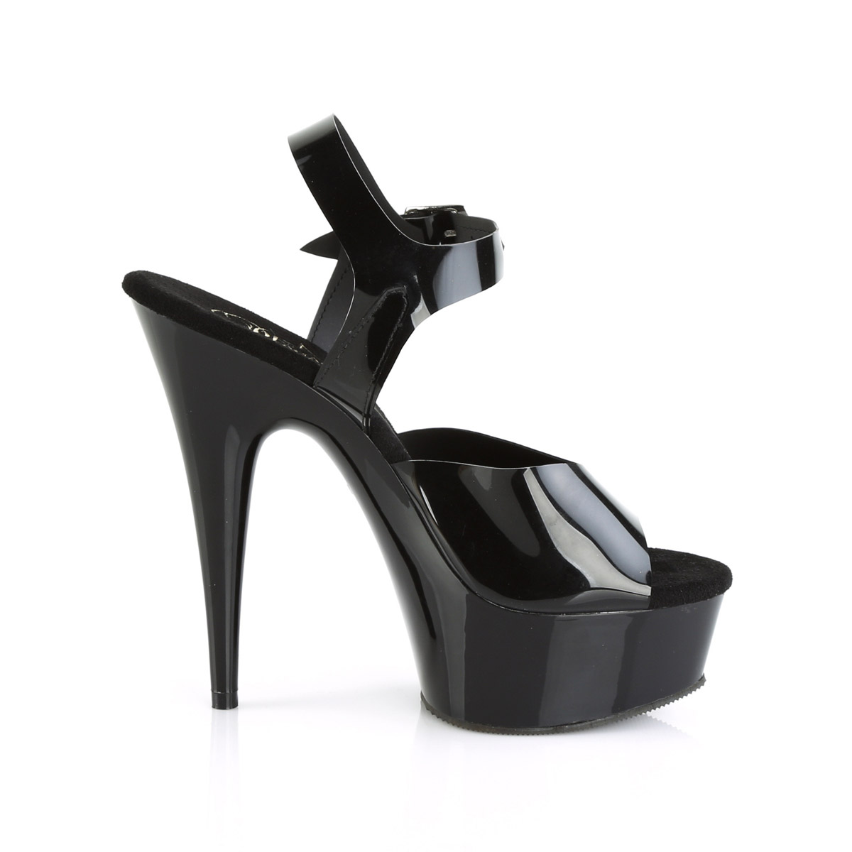 Pleaser Clear Upper Sandals Platform Ankle Strap High Heels Adult Women Del608 - Picture 31 of 31