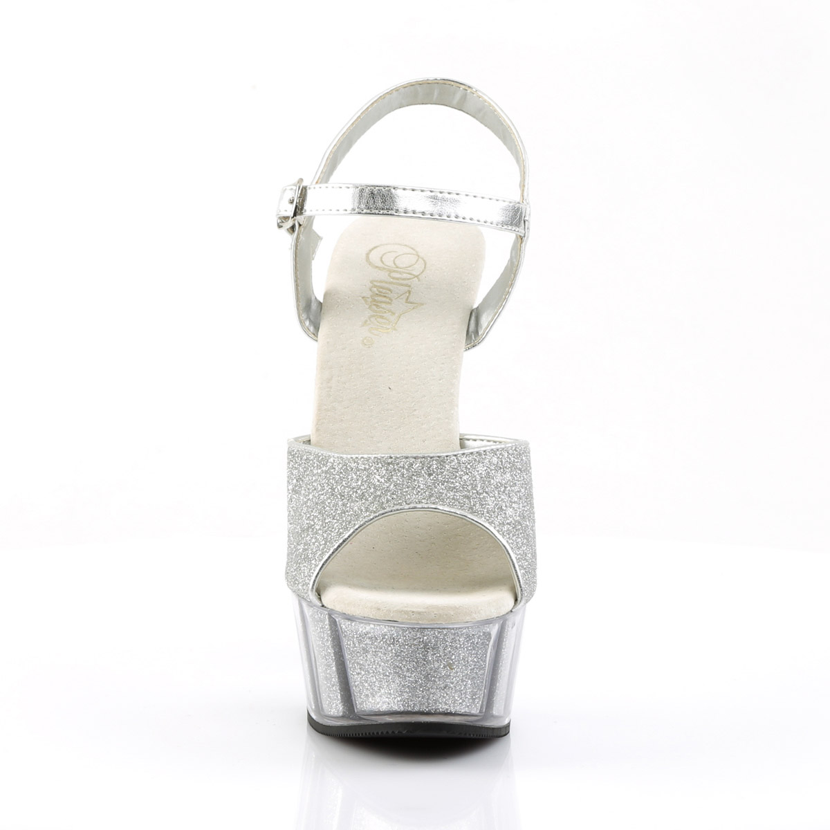 Sandalias Pleaser Glitter Plataforma Correa al Tobillo Tacones Altos Adulto Mujer Del609 - Imagen 8 de 80