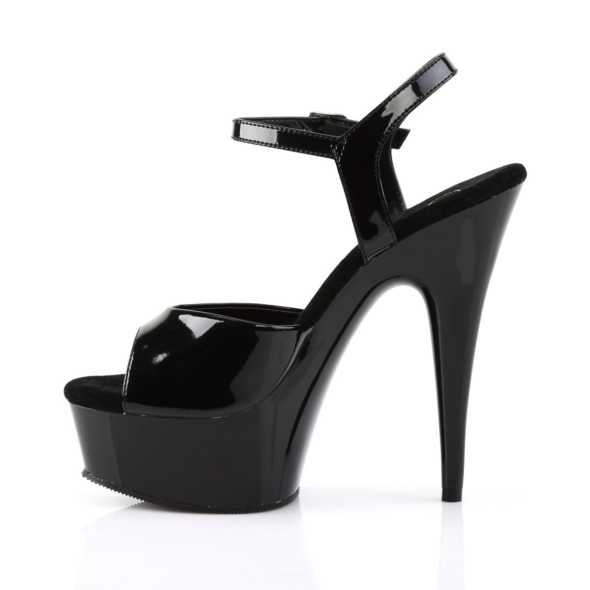 Sandalias Pleaser Glitter Plataforma Correa al Tobillo Tacones Altos Adulto Mujer Del609 - Imagen 14 de 80