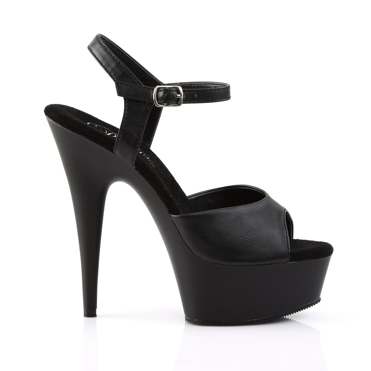 Sandalias Pleaser Glitter Plataforma Correa al Tobillo Tacones Altos Adulto Mujer Del609 - Imagen 31 de 80
