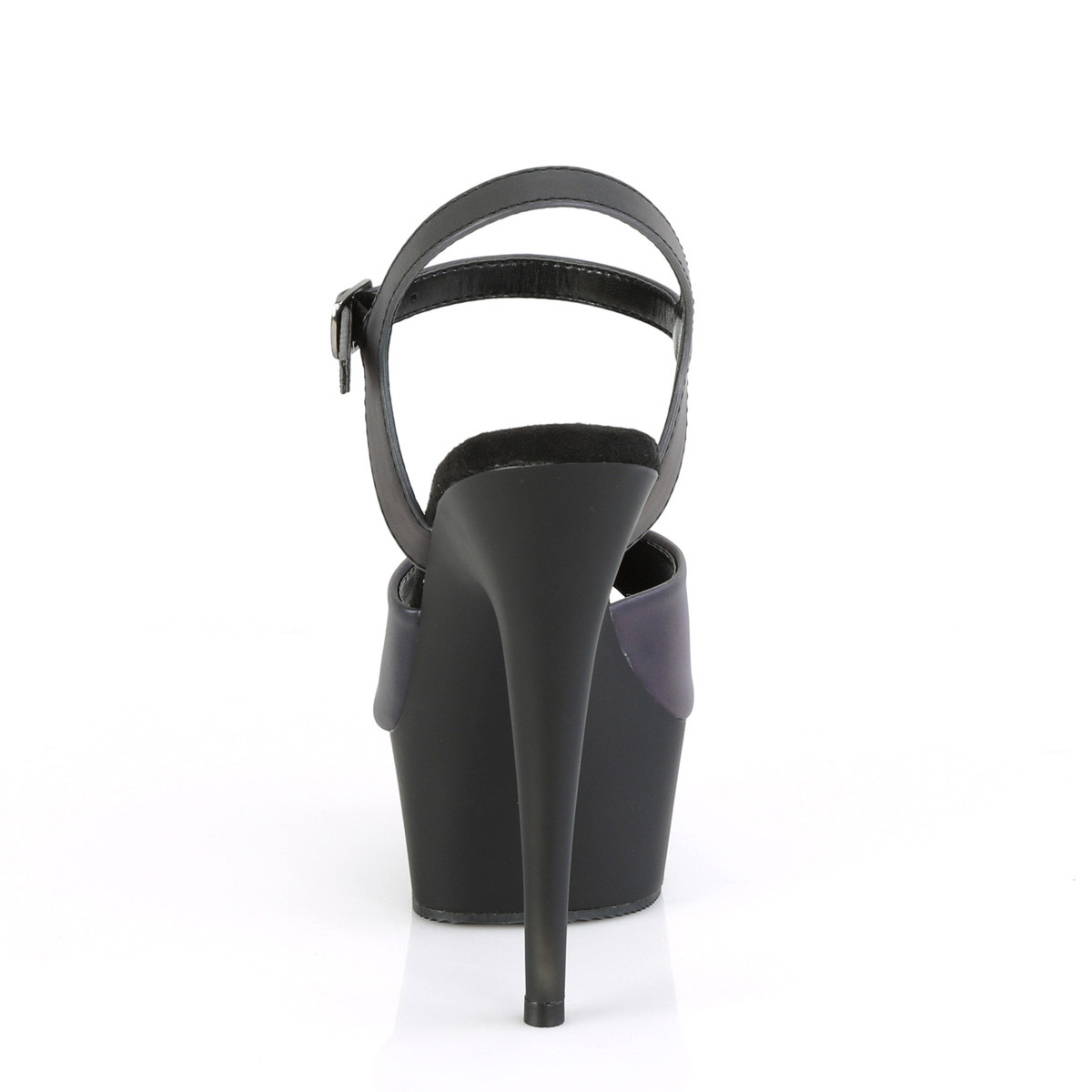 Pleaser 6" Heel 1" Pf Ankle Strap Sandals Uv Adult Women Shoes Delight/609Refl - Picture 5 of 6