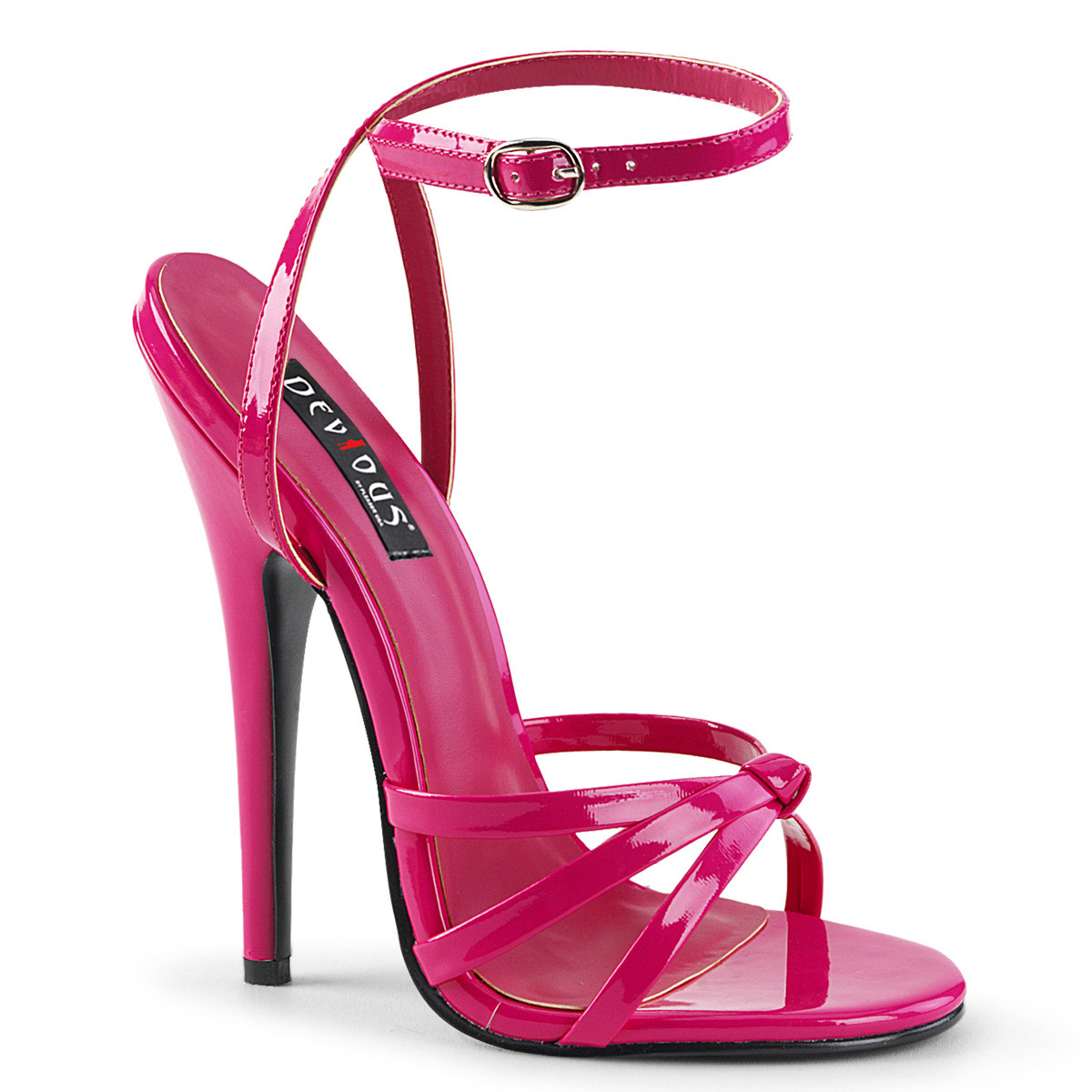 Pleaser Devious Ankle Wrap Sandals Extreme High Heels Shoe Adult Women DOMINA1XX - Picture 17 of 41