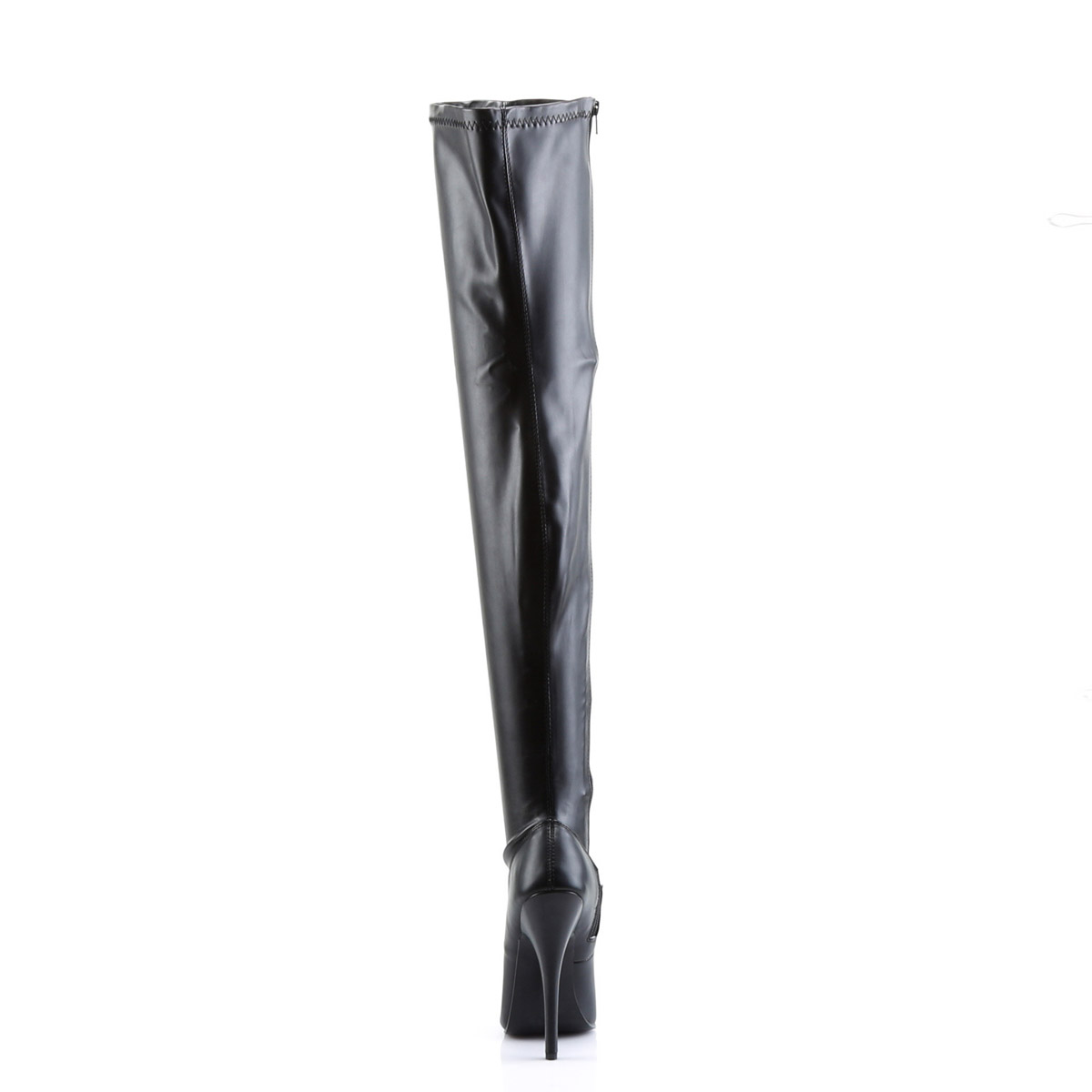 Pleaser Devious Reißverschluss seitlich Stretch Overknee Stiefel Erwachsene Damen DOMINA3000 - Bild 10 von 11