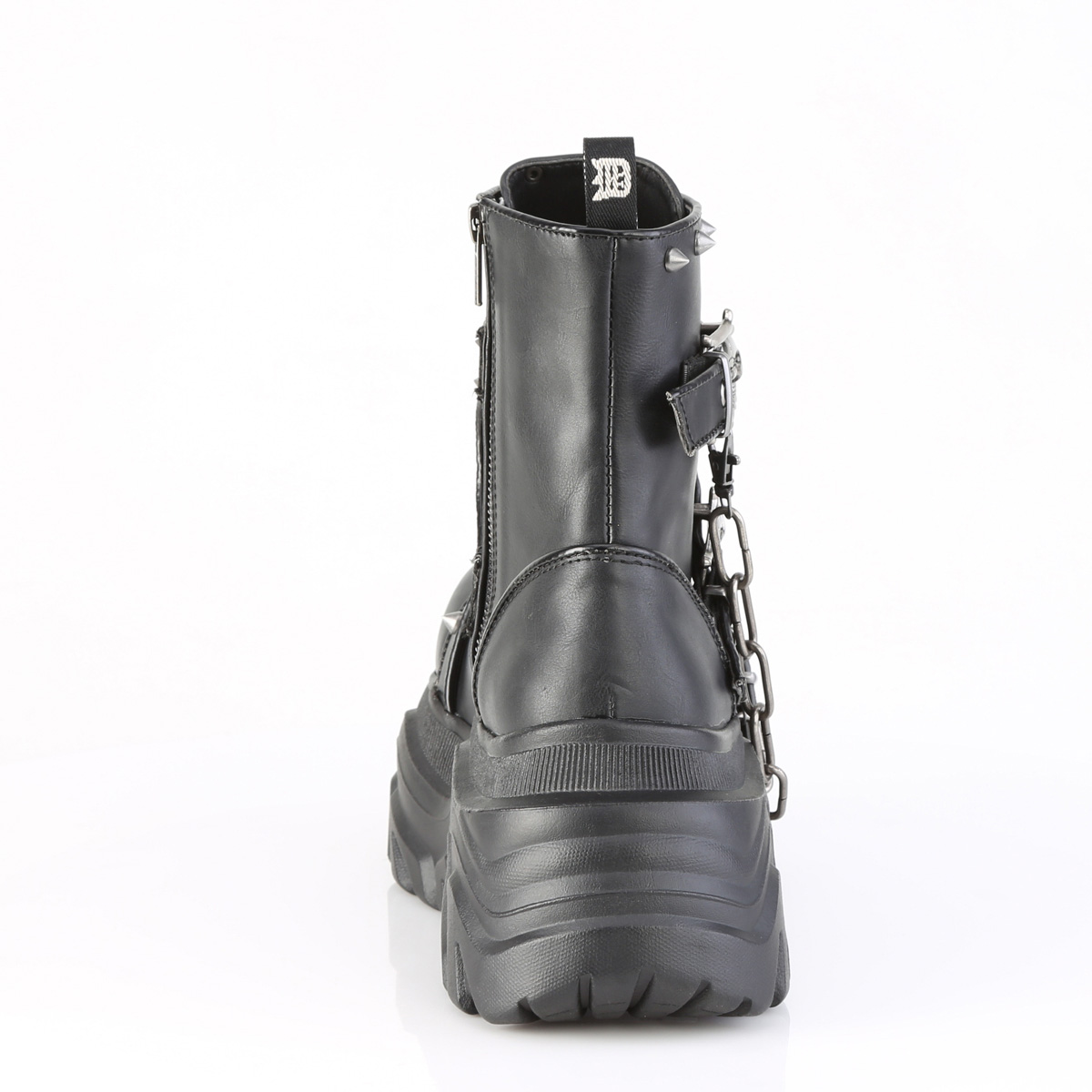 Zapatos de plataforma gótica de cuero vegano Demonia botín Echo-60 - Imagen 5 de 6