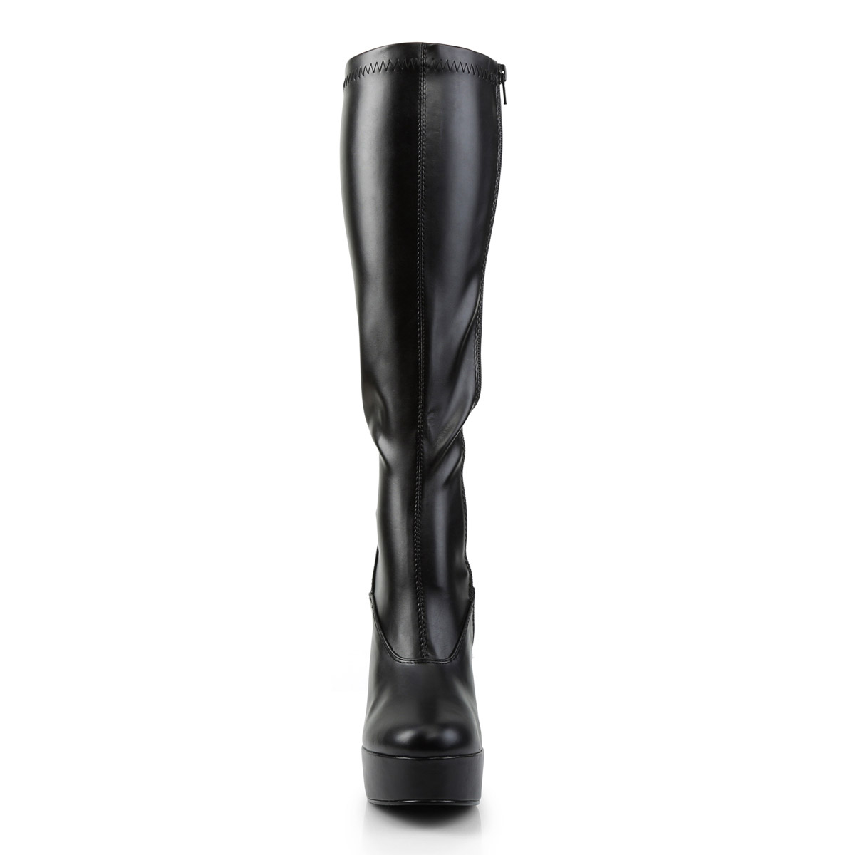 Pleaser Sexy Knee High Full Side Zipper Heel Boots Adult Women Electra20Xx - Picture 8 of 66