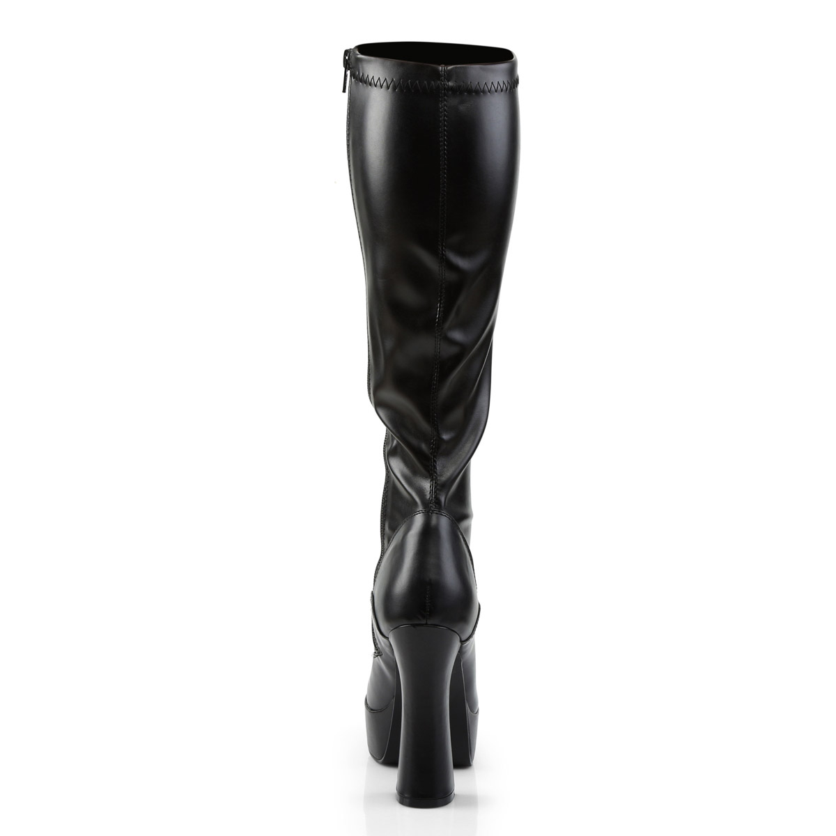 Pleaser Sexy Knee High Full Side Zipper Heel Boots Adult Women Electra20Xx - Picture 10 of 66