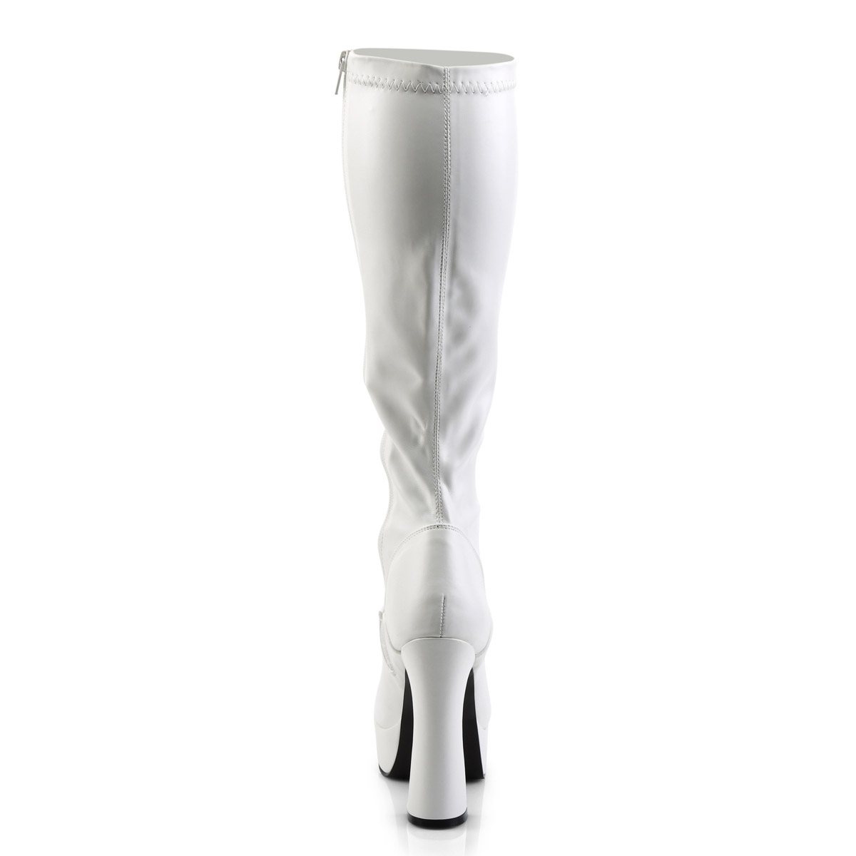 Pleaser Sexy Knee High Full Side Zipper Heel Boots Adult Women Electra20Xx - Picture 20 of 66