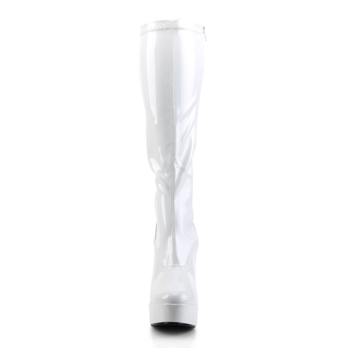 Pleaser Sexy Knee High Full Side Zipper Heel Boots Adult Women Electra20Xx - Picture 13 of 66