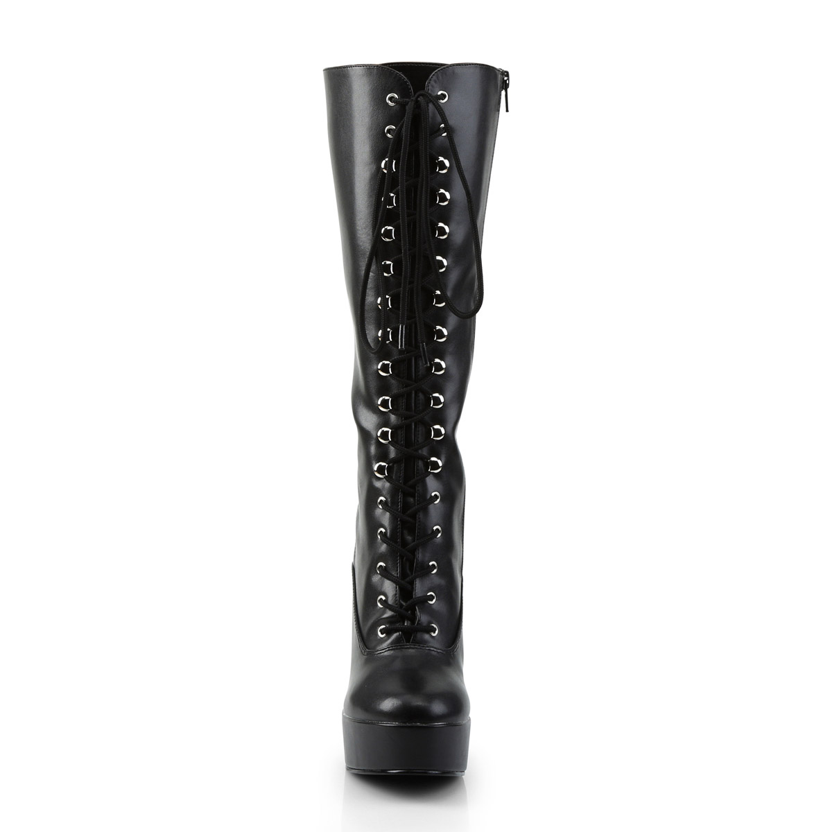 Pleaser Sexy Knee High Full Side Zipper Heel Boots Adult Women Electra20Xx - Picture 28 of 66