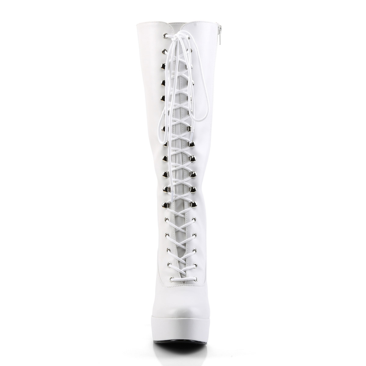 Pleaser Sexy Knee High Full Side Zipper Heel Boots Adult Women Electra20Xx - Picture 43 of 66