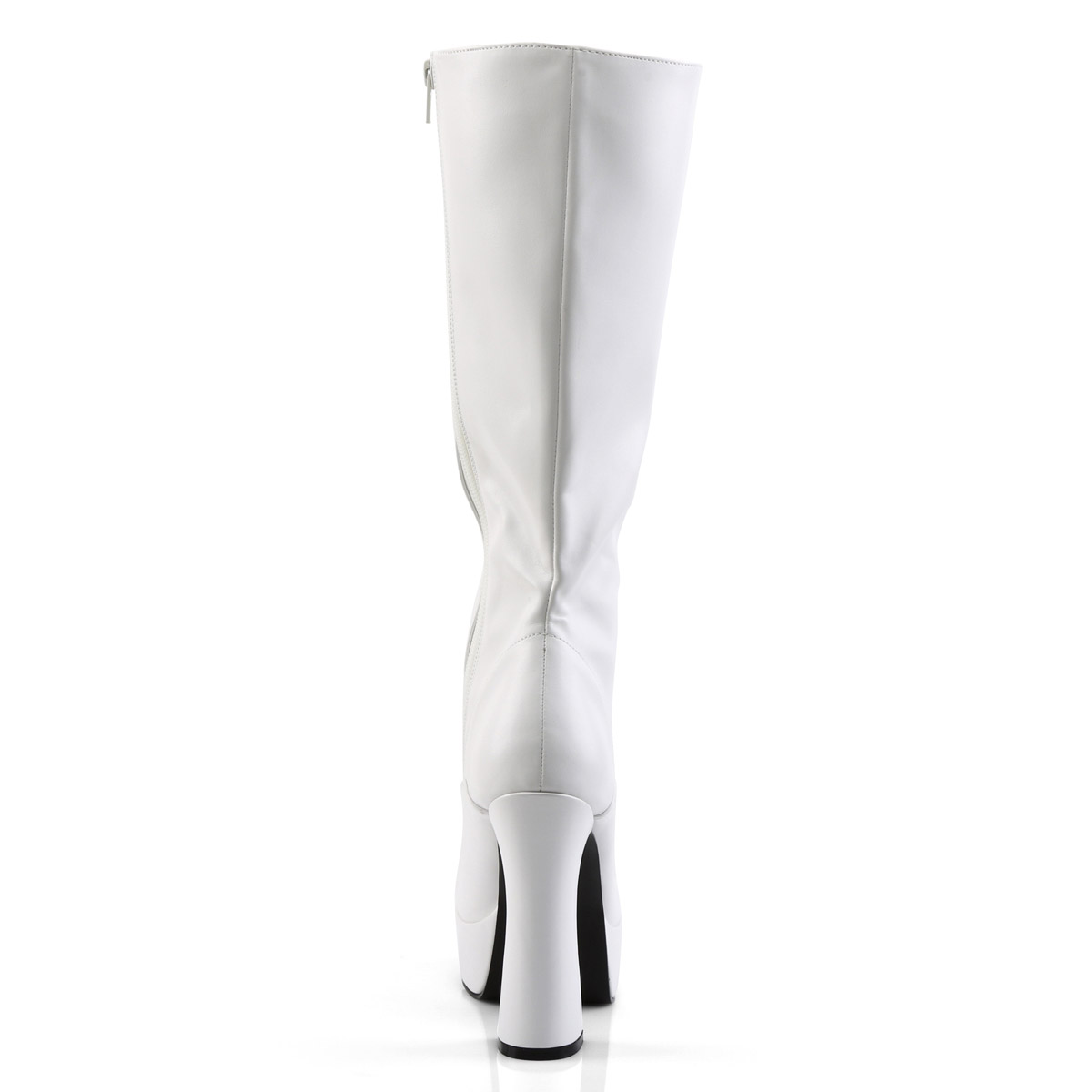 Pleaser Sexy Knee High Full Side Zipper Heel Boots Adult Women Electra20Xx - Picture 45 of 66