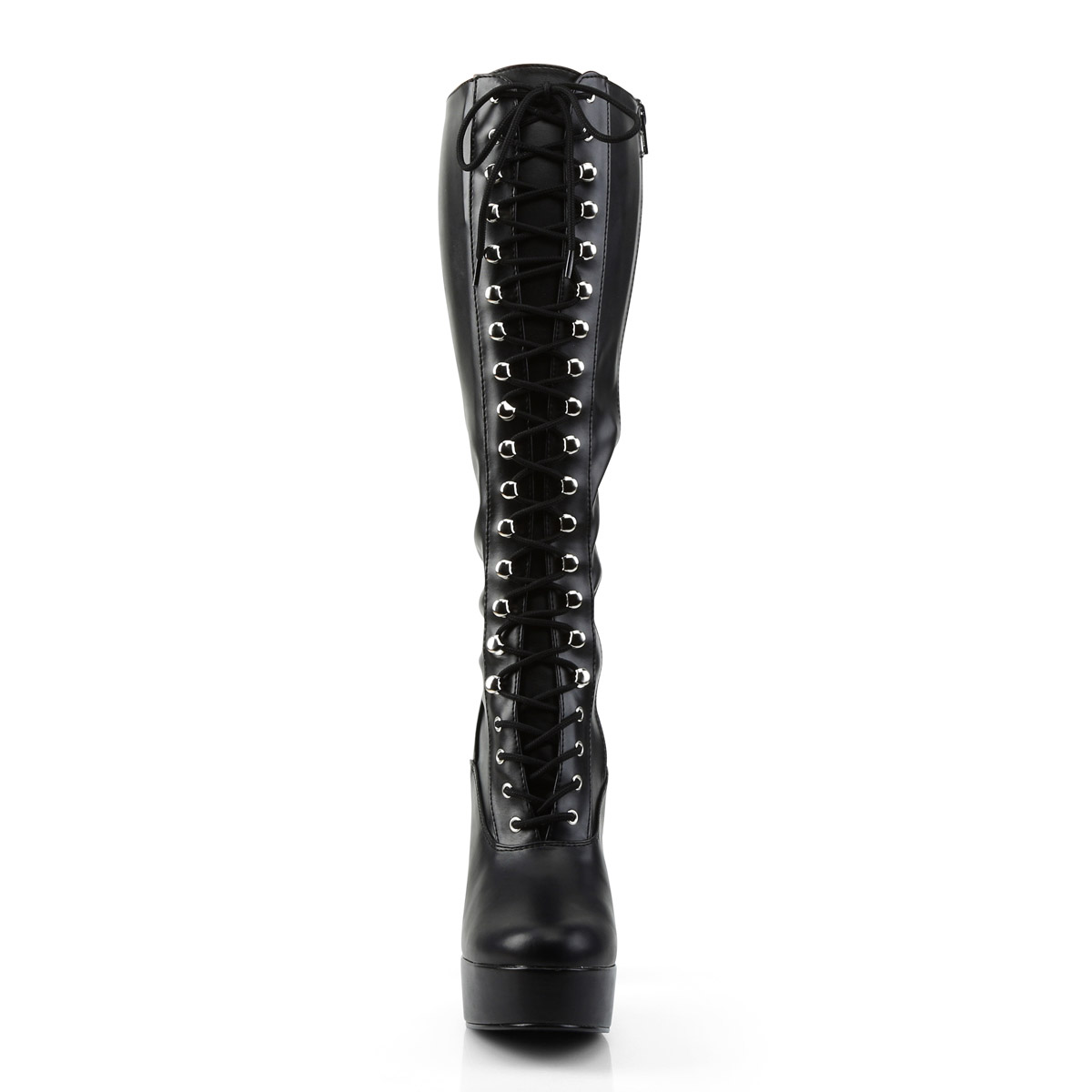 Pleaser Sexy Knee High Full Side Zipper Heel Boots Adult Women Electra20Xx - Picture 53 of 66