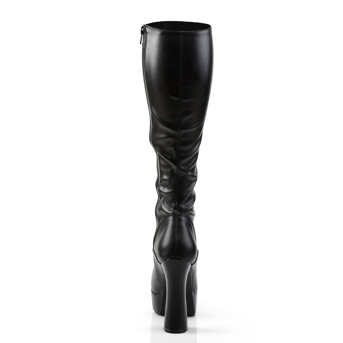 Pleaser Sexy Knee High Full Side Zipper Heel Boots Adult Women Electra20Xx - Picture 55 of 66