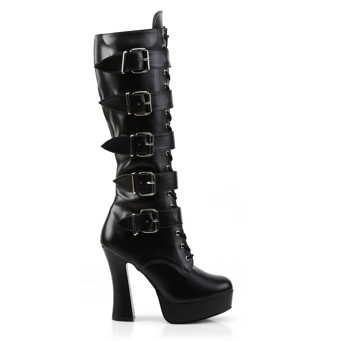 Pleaser Sexy Knee High Full Side Zipper Heel Boots Adult Women Electra20Xx - Picture 66 of 66