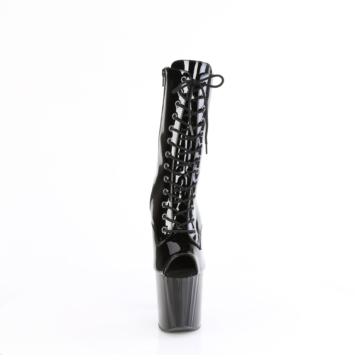 Pleaser 8" Heel 3" Pf Peep Toe Ankle Boots Adult Women Shoes Enchant/1041 - Picture 3 of 21