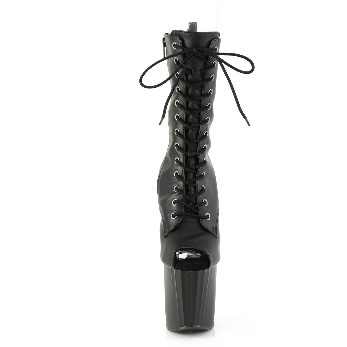 Pleaser Enchant 1041 7.5In Heel 3.5In Platform Peep Toe Lace-Up