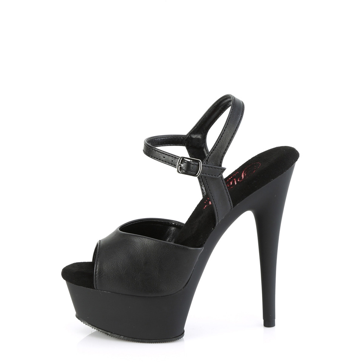 Pleaser 6" Heel Comfort Width Ankle Strap Sandals Adult Women Shoes Excite/609 - Picture 4 of 6