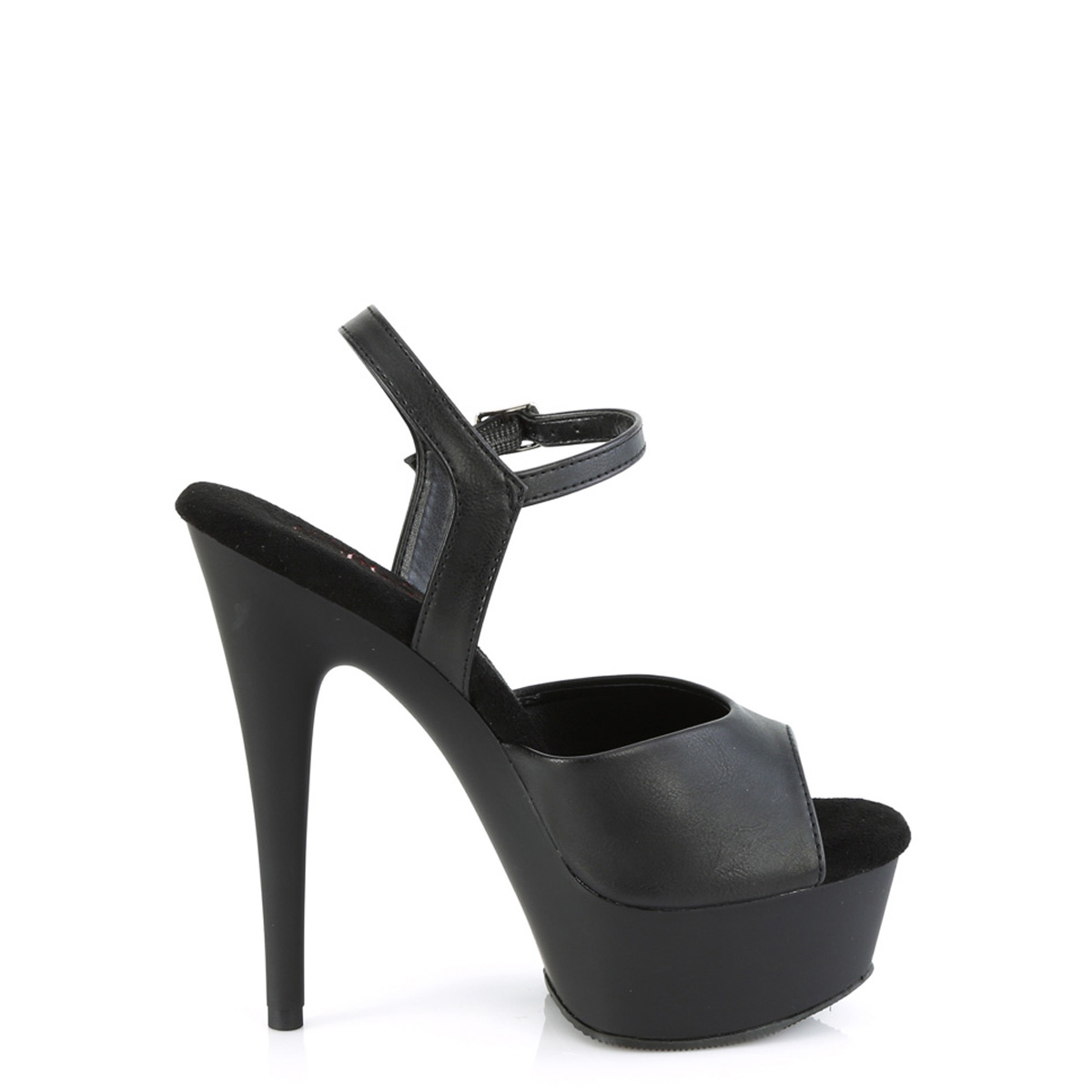 Pleaser 6" Heel Comfort Width Ankle Strap Sandals Adult Women Shoes Excite/609 - Picture 6 of 6