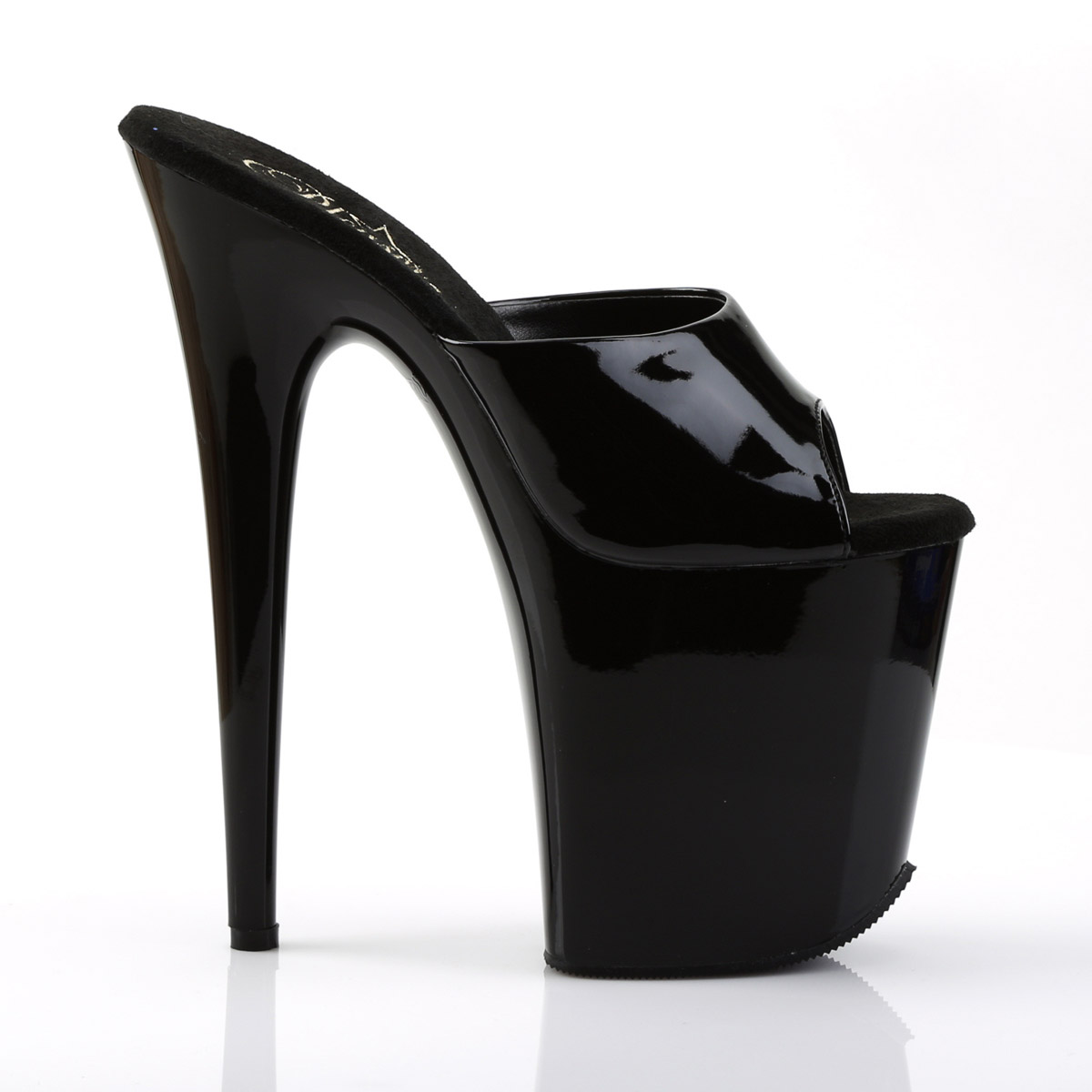 Pleaser Platform Stiletto Peep Toe Slide Mules High Heels Adult Women ...