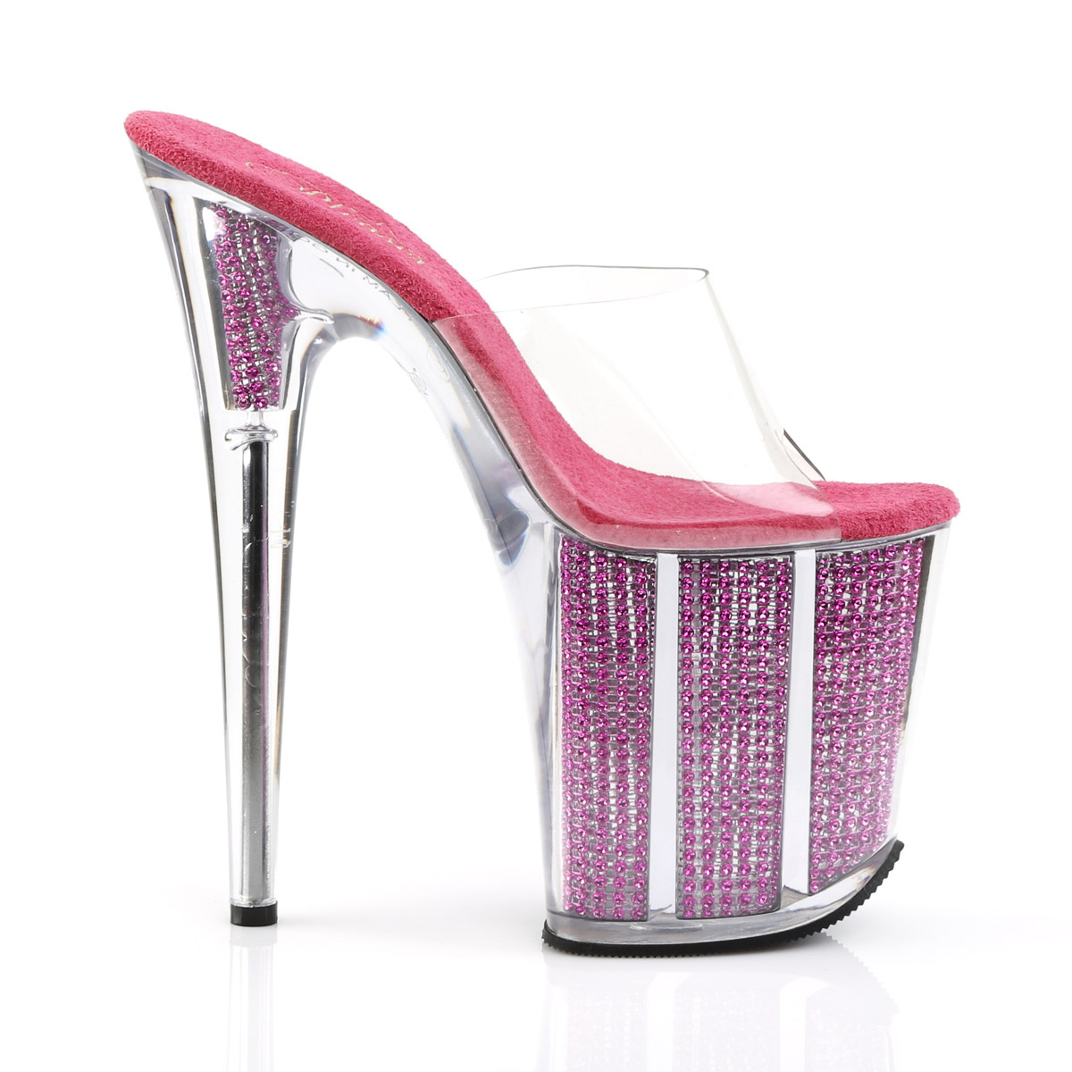 Pleaser Platform Stiletto Peep Toe Slide Mules High Heels Adult Women Flam801 Ebay 1838