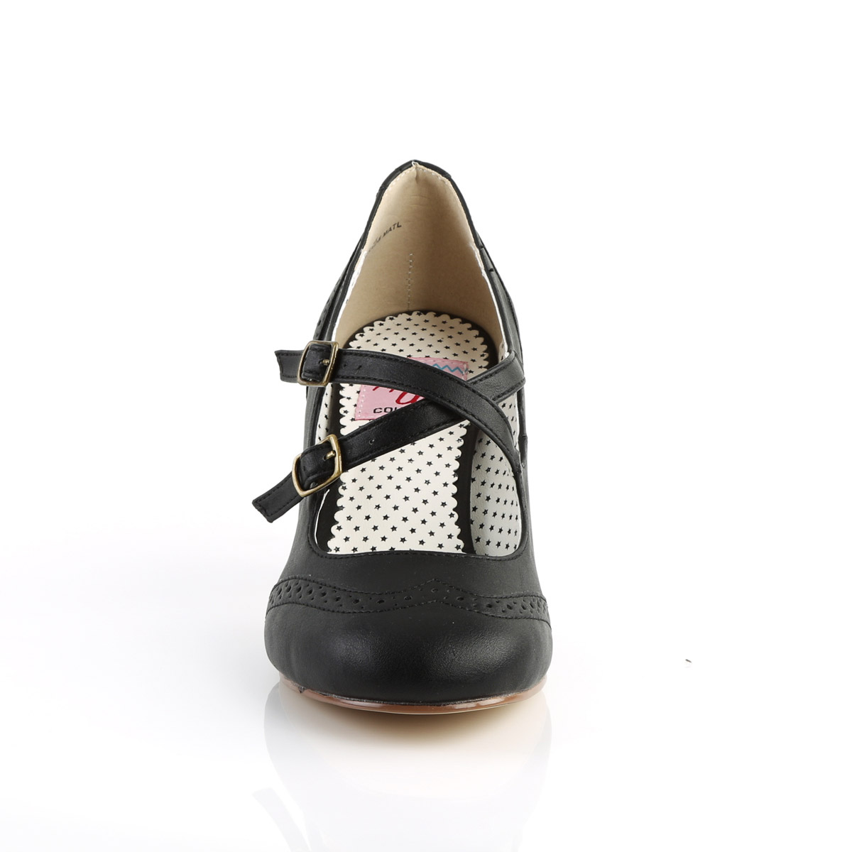 Pleaser Pin Up Couture Criss-Cross Mary Jane Pump Adult Women Heels Flap3X - Picture 8 of 16