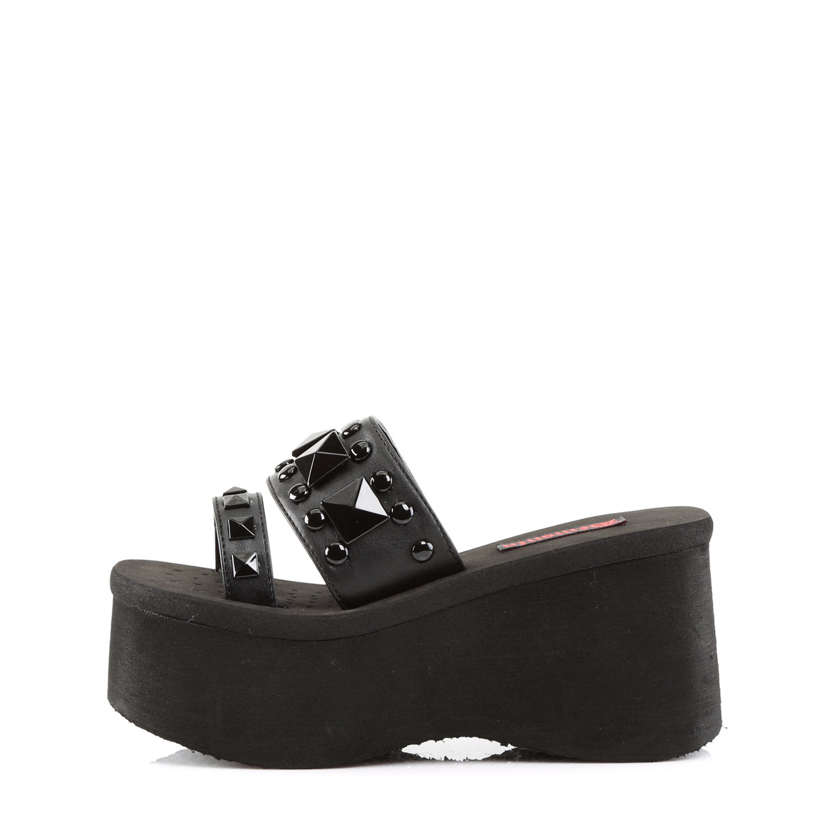 Pleaser Punk Skull & Crossbones Thong Strap Platform Sandals Adult Women FUNN1X - Picture 14 of 51