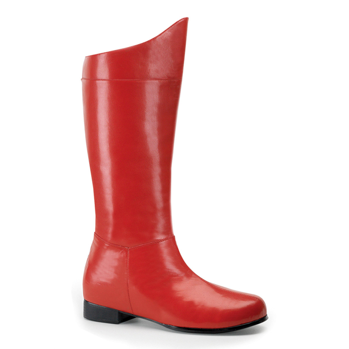 Pleaser Funtasma niedriger Absatz kniehohe Superheldenstiefel zum Überziehen Erwachsene Herren Hero100 - Bild 12 von 16