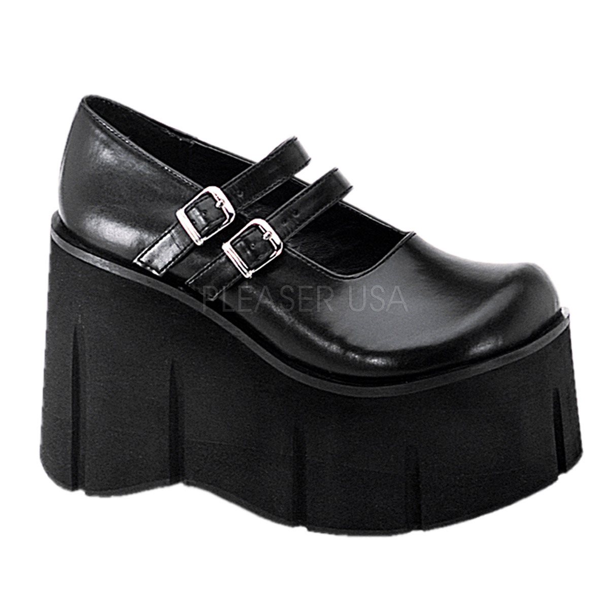 Pleaser Demonia 4" Plataforma Maryjane Adulto Mujer Zapatos Tacones Kera/08 - Imagen 3 de 22