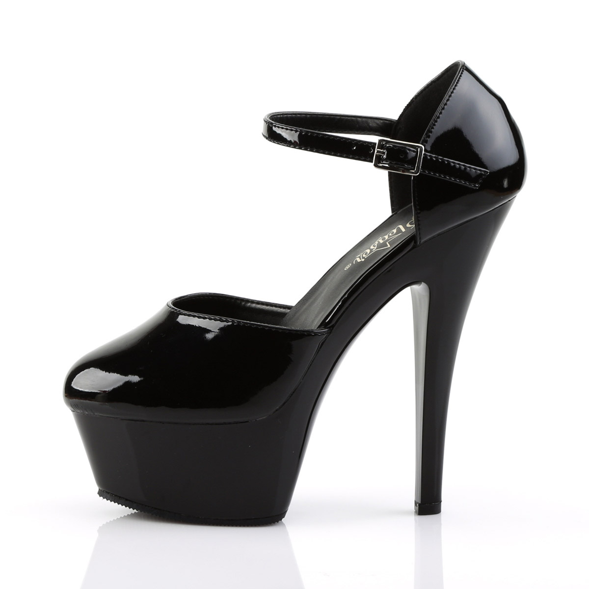 Pleaser Sexy Platform Ankle Strap D'Orsay Pump High Heels Adult Women ...