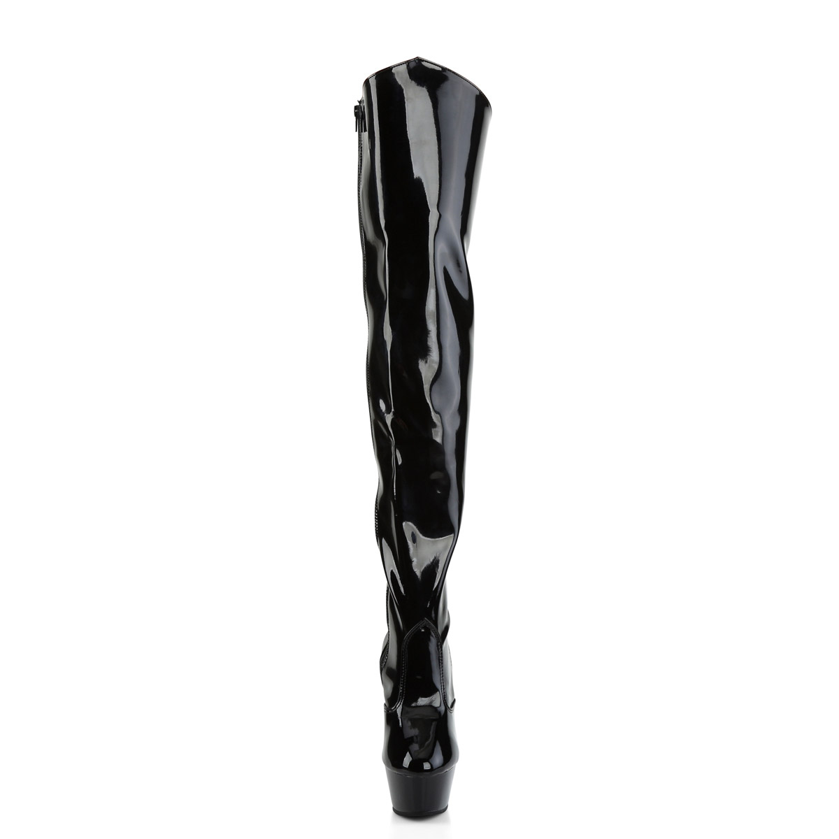 Pleaser Overknee-Stiefel mit seitlichem Reißverschluss Plateau Stilettoabsatz Erwachsene Damen Kiss30Xx - Bild 8 von 16