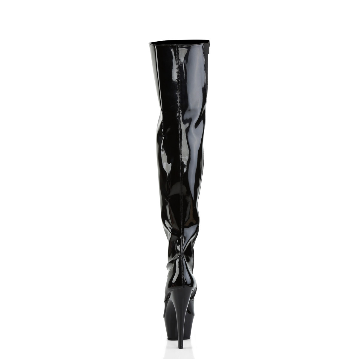 Pleaser Overknee-Stiefel mit seitlichem Reißverschluss Plateau Stilettoabsatz Erwachsene Damen Kiss30Xx - Bild 10 von 16