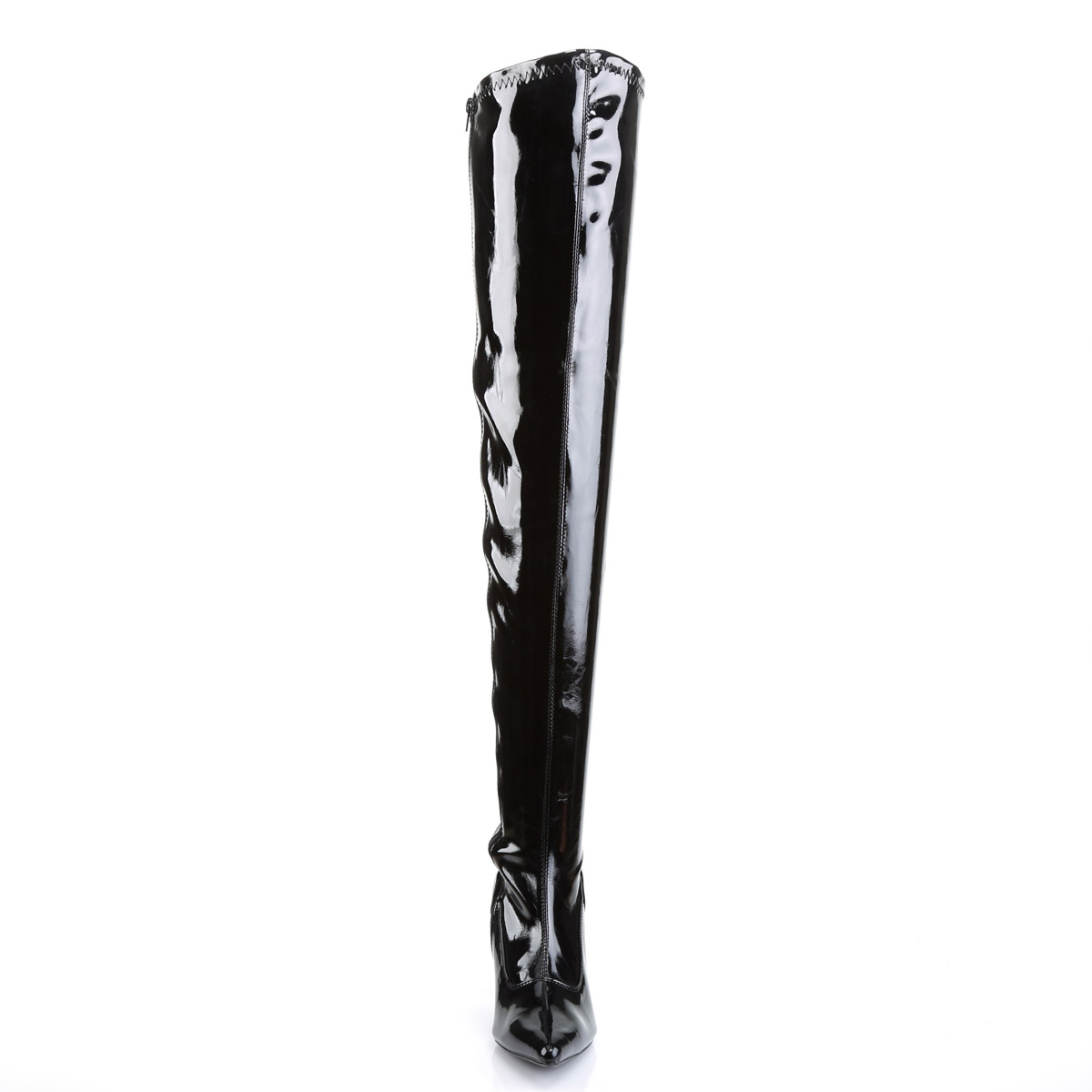 pointed toe stiletto heeled thigh high boots