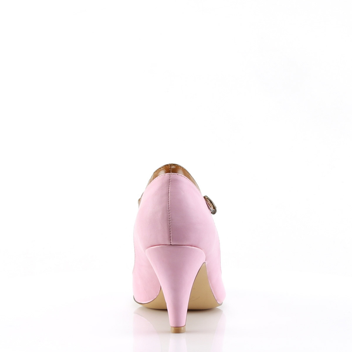 Pleaser Pin Up Couture 3" Heel T-Strap Pump Adult Women Shoes Heels Peach03 - Picture 10 of 16