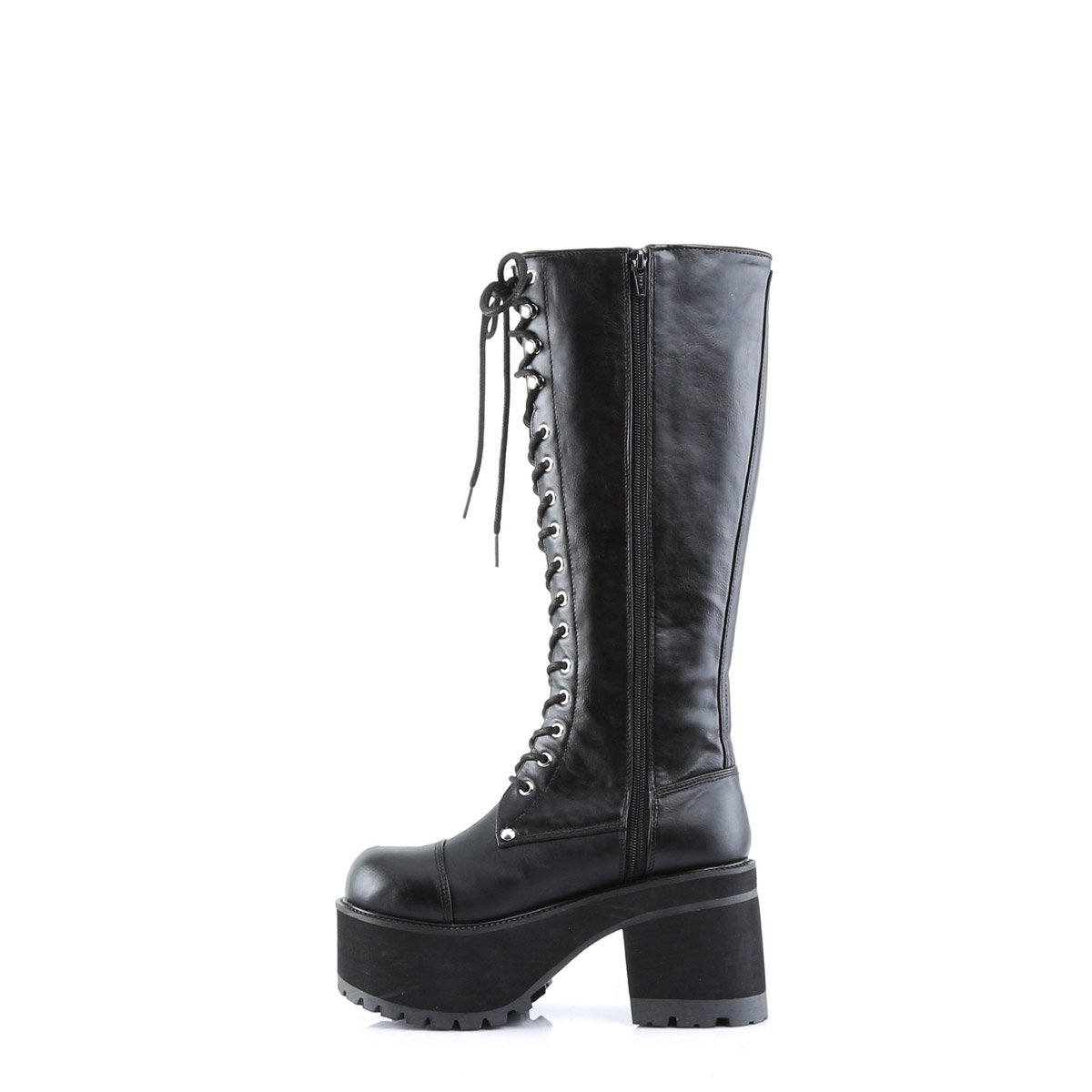 whitemt black boots