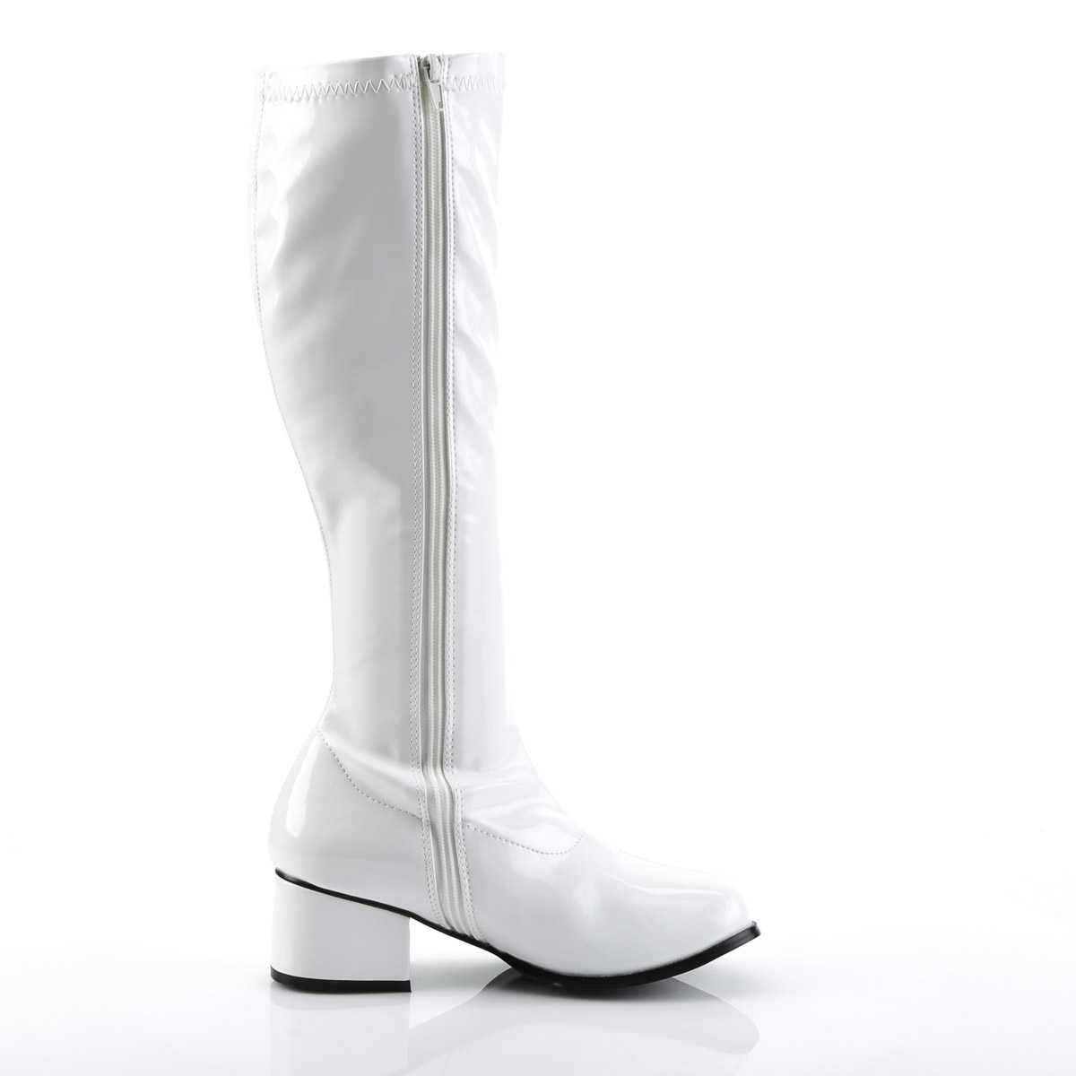 Pleaser Funtasma 70S Disco Block Heel Knee High Gogo Boots Adult Women Retro30X - Picture 11 of 21