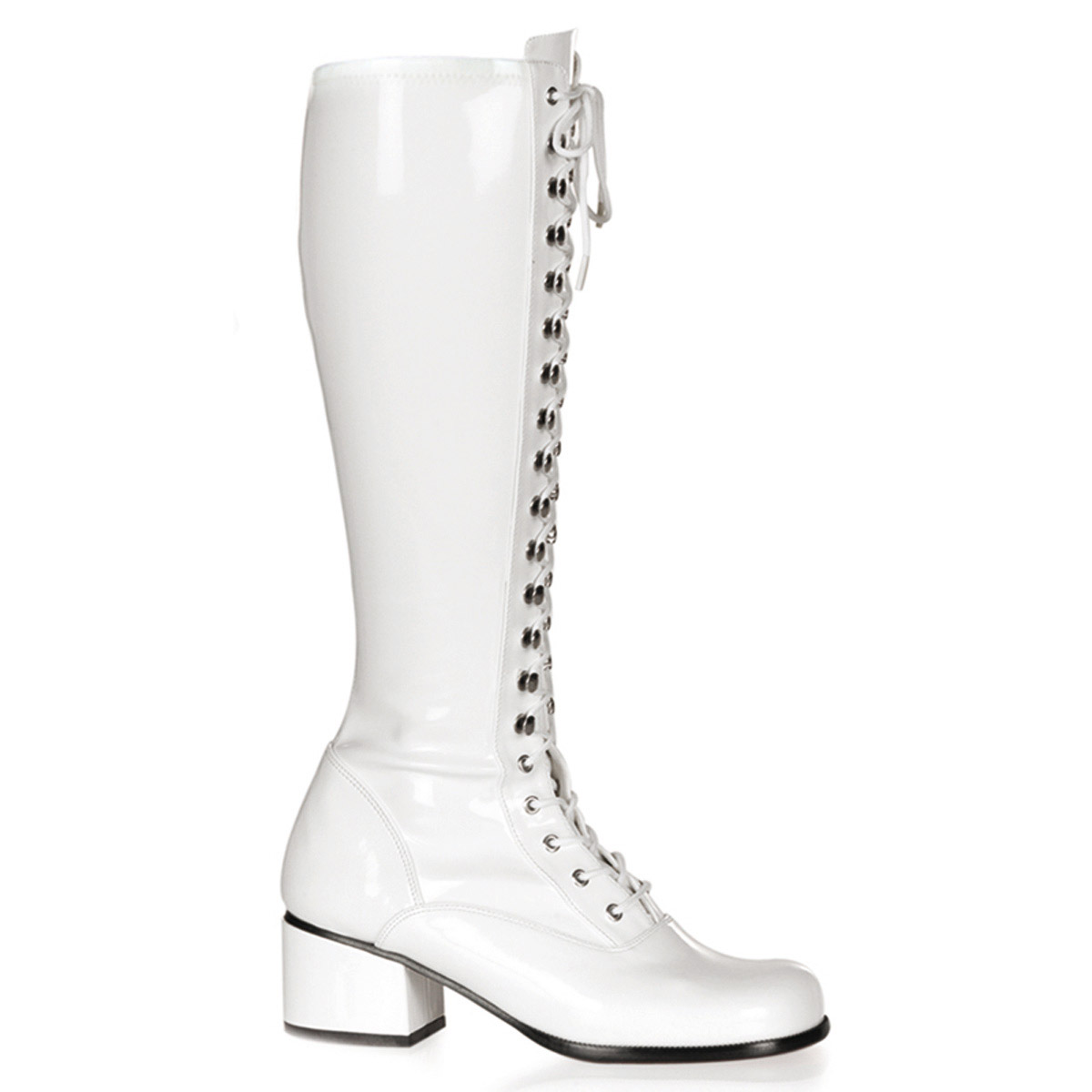 Pleaser Funtasma 70S Disco Block Heel Knee High Gogo Boots Adult Women Retro30X - Picture 17 of 21