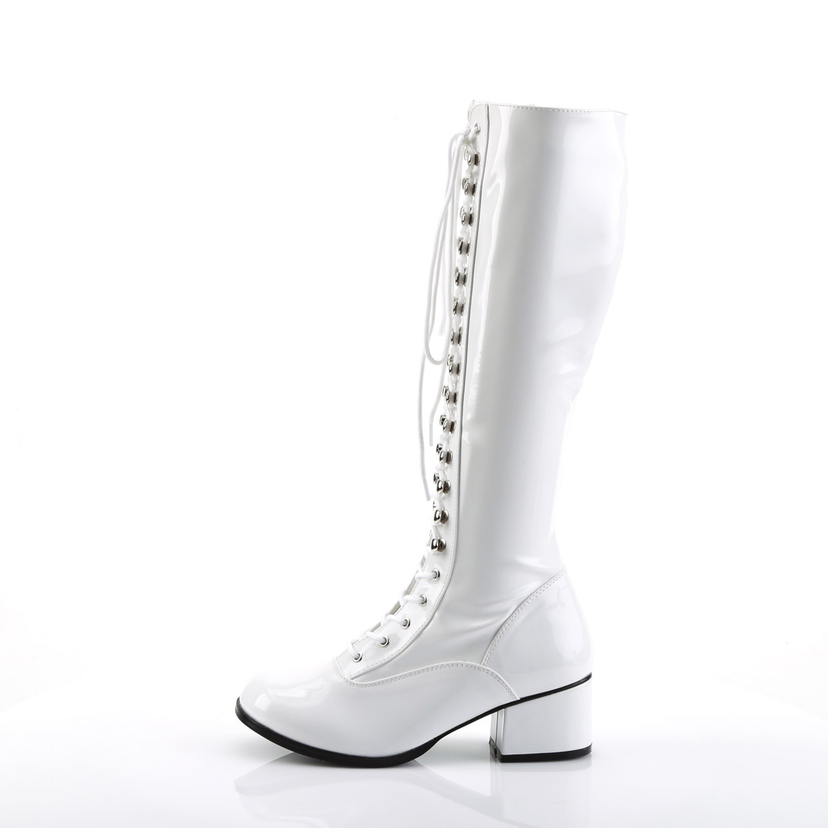 Pleaser Funtasma 70S Disco Block Heel Knee High Gogo Boots Adult Women Retro30X - Picture 19 of 21