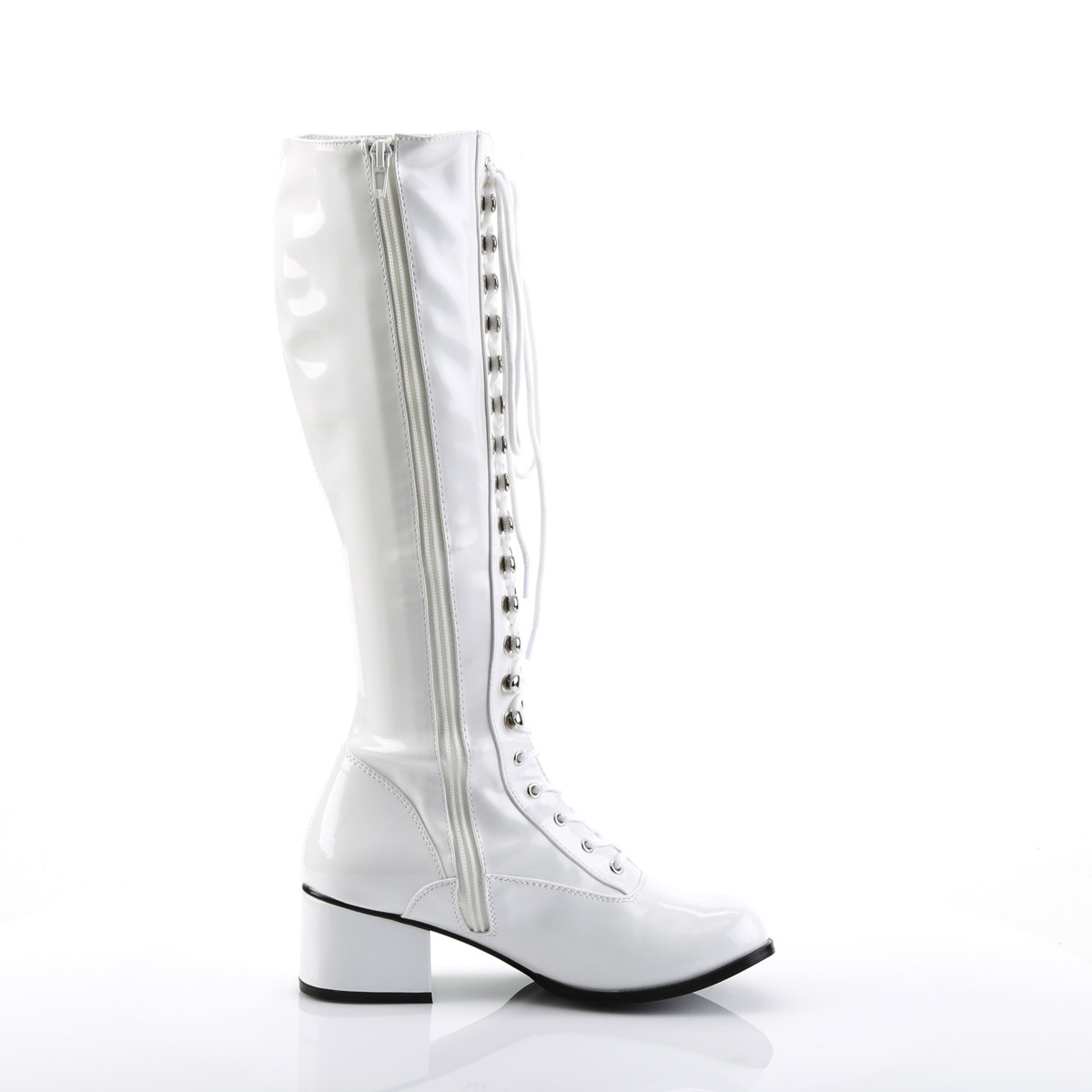 Pleaser Funtasma 70S Disco Block Heel Knee High Gogo Boots Adult Women Retro30X - Picture 21 of 21