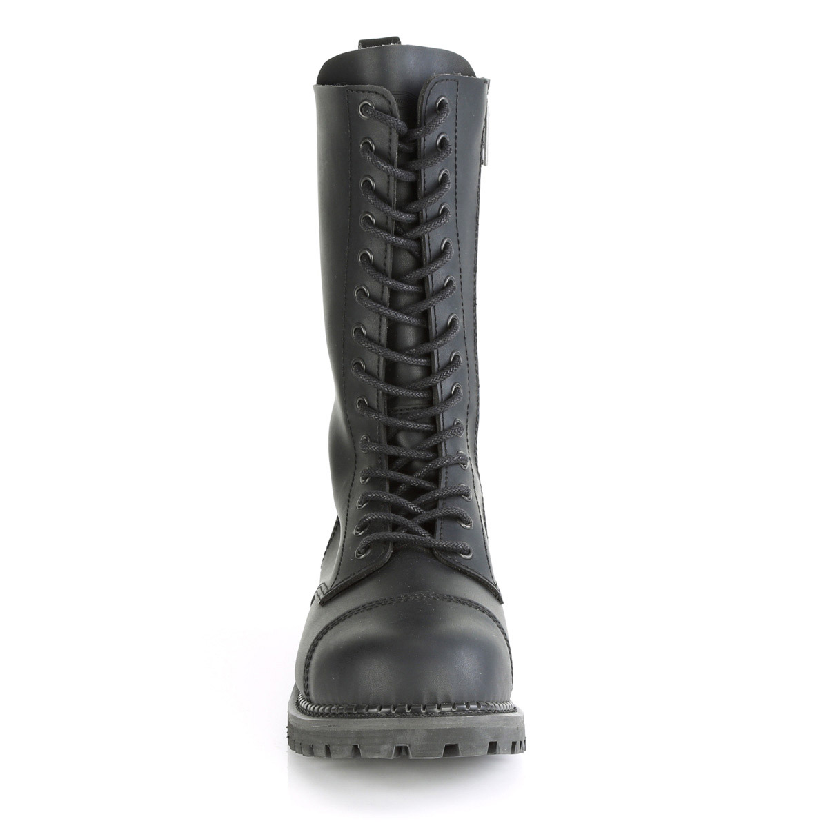 Pleaser Demonia 14 Ojales Unisex Puntera de Acero Botas Media Pantorrilla Zapatos para Adultos Riot/14 - Imagen 8 de 11