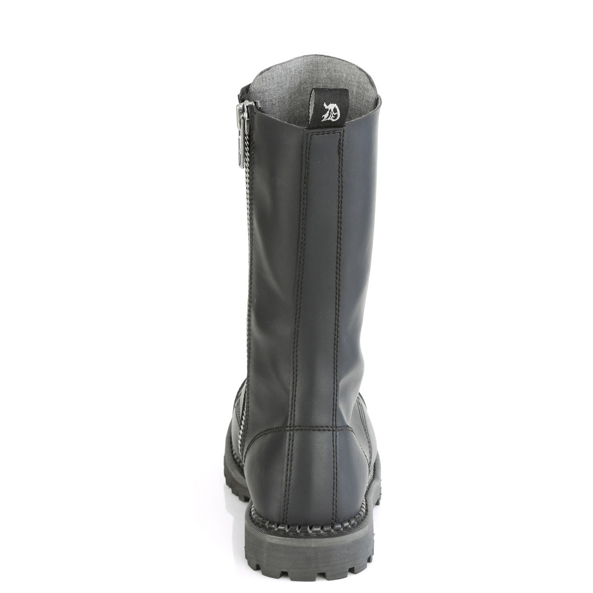 Pleaser Demonia 14 Ojales Unisex Puntera de Acero Botas Media Pantorrilla Zapatos para Adultos Riot/14 - Imagen 10 de 11