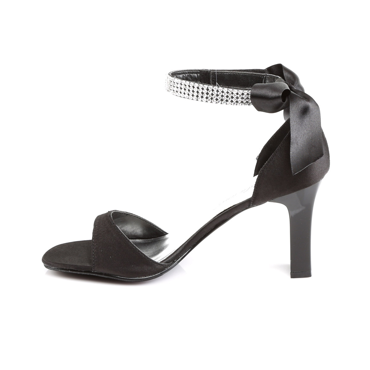 Pleaser Fabulicious Criss Cross Ankle Strap Sandals Square High Heels ...