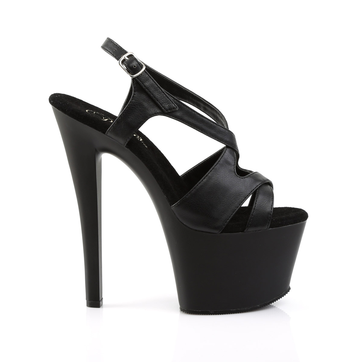 Pleaser 7" Heel 2 3/4" PF Criss Cross Ankle Wrap Sandal Adult Women SKY3XX - Picture 11 of 32