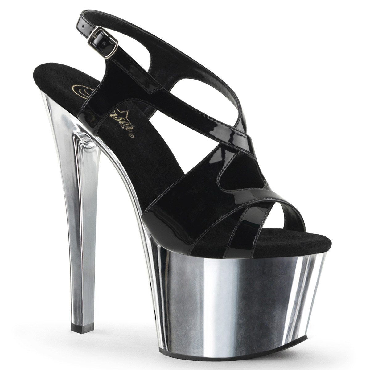Pleaser 7" Heel 2 3/4" PF Criss Cross Ankle Wrap Sandal Adult Women SKY3XX - Picture 32 of 32