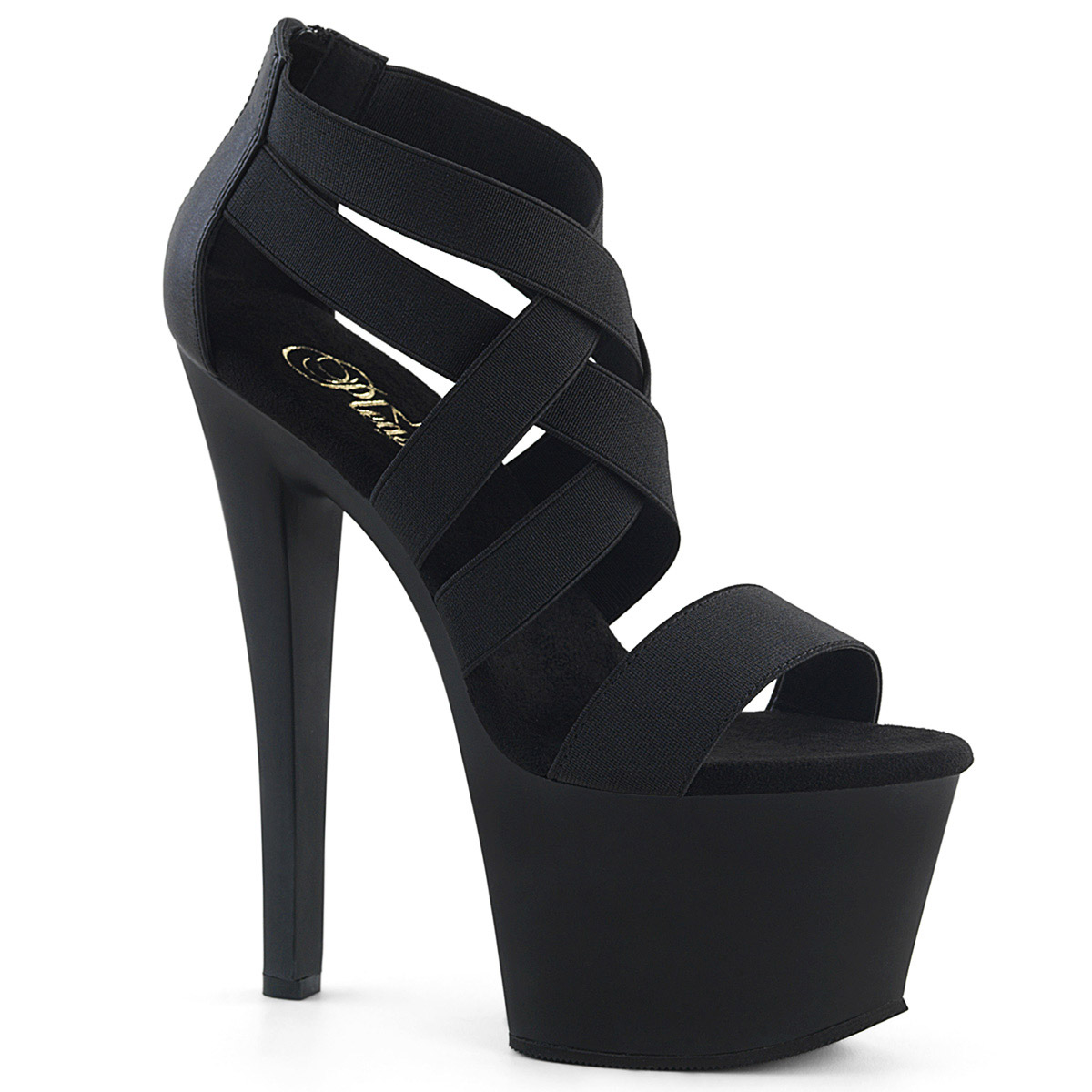Pleaser 7" Heel 2 3/4" PF Criss Cross Ankle Wrap Sandal Adult Women SKY3XX - Picture 2 of 32