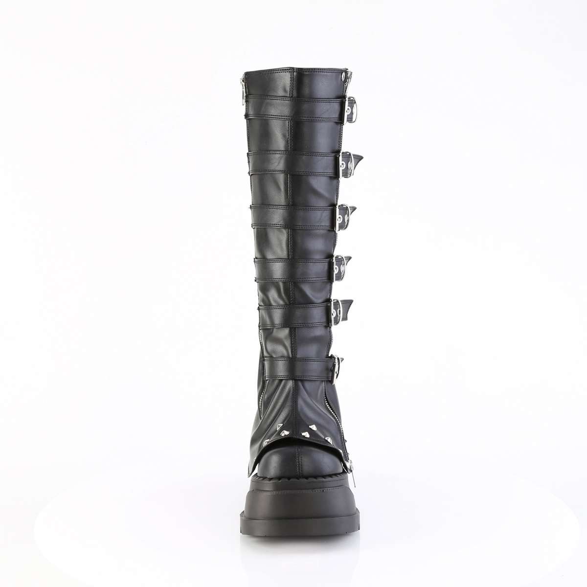 Pleaser Demonia 4" Wedge Pf Knee High Boots Adult Women Shoes Stomp/223 - Picture 3 of 6