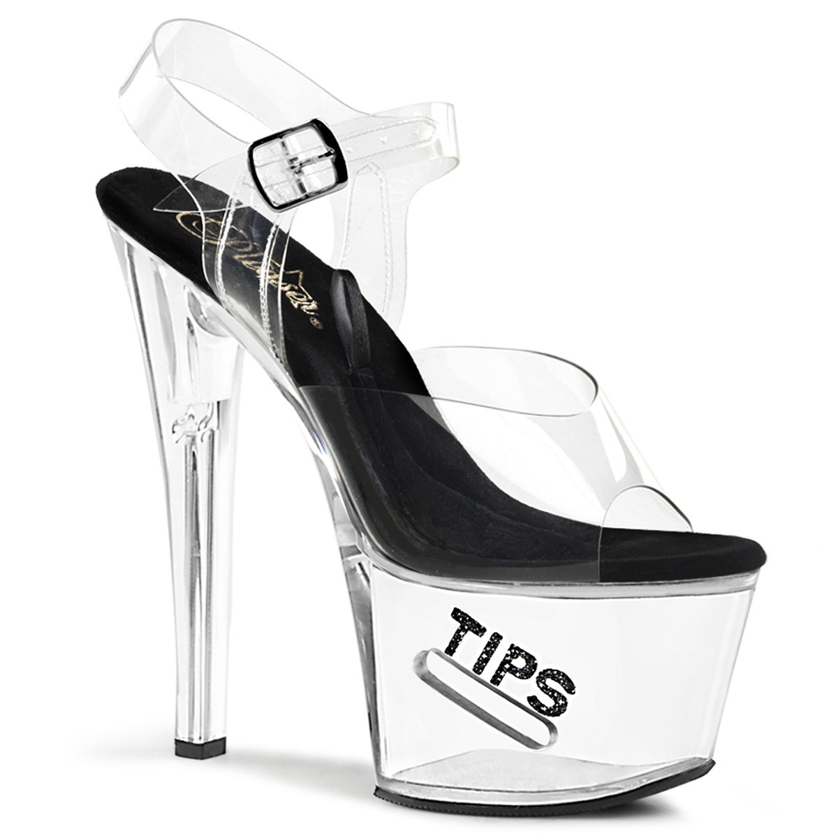 Pleaser Sexy Tip Jar Platform Stiletto Sandals High Heels Adult Women Tipjar70X - Picture 7 of 21