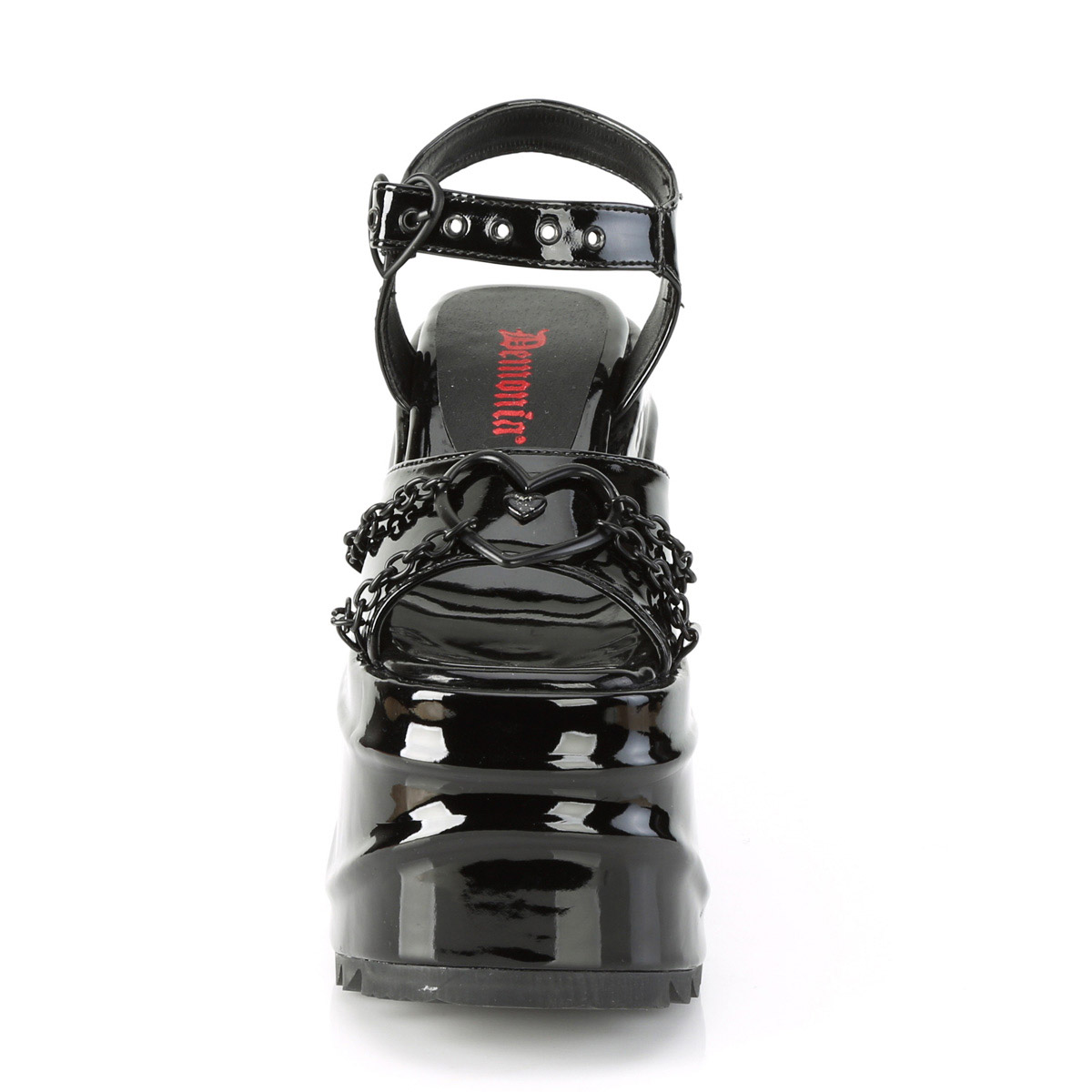 Pleaser Demonia 6" Wedge Pf Ankle Strap Sandals Adult Women Shoes Wave/09 - Picture 3 of 10